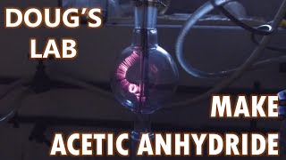 Acetic Anhydride Part 2 Running the Lamp [upl. by Otanutrof]