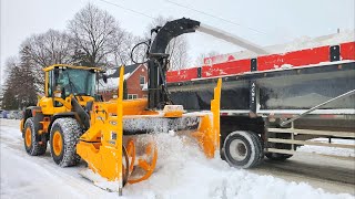 Big Compilation of Snow Removal Operations in Montreal  Canada Winter 20202021 snowremoval [upl. by Fernandina495]