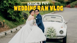 RAW WEDDING VLOG  Jen Barangan [upl. by Ulphia]