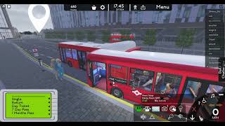 KICKDOWN 468 Bus Route  Croydon Roblox [upl. by Henrique286]