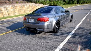 E92 BMW M3 with LOUD Remus exhaust [upl. by Eselahc]