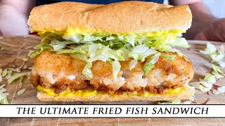 The ULTIMATE Fried Fish Sandwich  Simple amp Delicious Recipe [upl. by Barbuto]