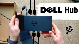 Powered USBC Docking Station for Your MacBook Pro  Dell Hub [upl. by Odilia445]