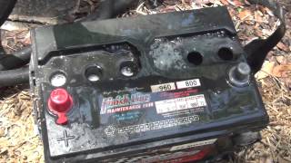 Cleaning Inside Of Car Battery Baking SodaWater [upl. by Maxama846]