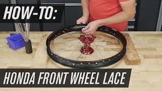 How To Lace a Honda Motorcycle Wheel [upl. by Dalury]