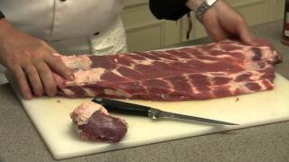 How to Trim Spare Ribs into St Louis Style Ribs [upl. by Buyer]