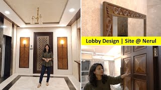 Entrance Design for Home  Lobby Design Ideas for Home  4BHK at Nerul  Interior Iosis by Nihara [upl. by Eirrak]