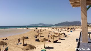 Beach Trip Spain  Tarifa Beach  Spains Best Beach [upl. by Yeliac716]