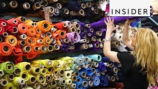 Step Inside NYCs Busiest Fabric Store [upl. by Vincelette]