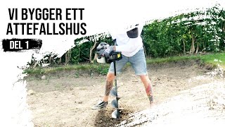 Vi bygger ett Attefallshus  Tiny House  Grunden [upl. by Gnuhp]