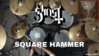 Ghost  SQUARE HAMMER Drum Cover [upl. by Gillie]