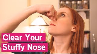 How To Clear A Stuffy Nose Instantly [upl. by Sasnett654]