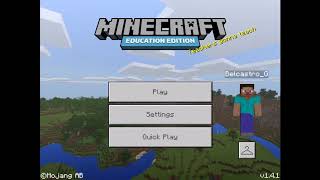 How to create a Server on Minecraft Education Edition EDU Large [upl. by Neelhtac836]