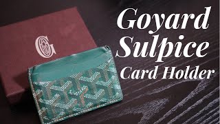 Goyard Saint Sulpice Card Holder Wallet Review amp Unboxing [upl. by Orson]