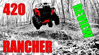 HONDA RANCHER 420 REVIEW [upl. by Schulman]