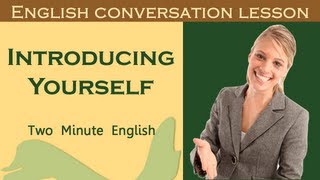 Introducing Yourself  How to Introduce Yourself In English [upl. by Dotty]