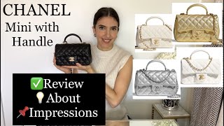 Chanel Mini with Handle caviar 21S Review Mini rectangular classic flap  Fashion Cabin [upl. by Fridell497]