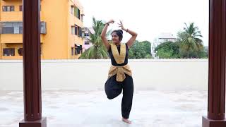 Shiva Tandava Stotram  Classical Dance  Bharatanatyam [upl. by Kitarp987]