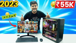 Full Gaming PC Build In INR 55k 2023 😍 [upl. by Lucho971]