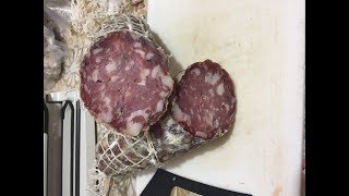 Salame stagionato [upl. by Ehcadroj]