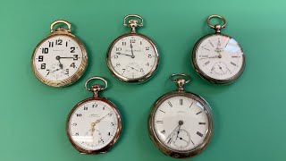 Setting and Winding Pocket Watches [upl. by Awe857]