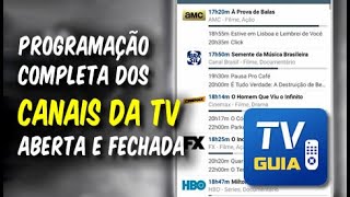 Guia TV  Programação de Canais da TV aberta e fechada [upl. by Kial]