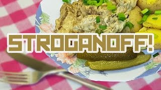 STROGANOFF for one  Cooking with Boris [upl. by Kristoforo]