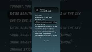 Rihanna  Diamonds Lyrics [upl. by Alby]