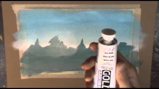 Acrylic Painting Tutorial  Mist and Fog [upl. by Peterson723]