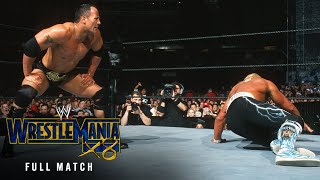 FULL MATCH — The Rock vs Hollywood Hulk Hogan WrestleMania X8 [upl. by Anuahsal]