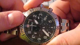 How to Recalibrate the hands on a Chronograph Watch [upl. by Sevy622]