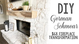 How to German Schmear a Fireplace [upl. by Xena]