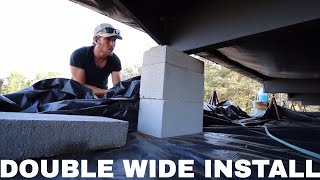 Double Wide Installation Timelapse  Home Nation [upl. by Farmer]