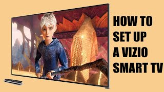 Vizio Smart TV How to Setup for Beginners step by step [upl. by Putnem]