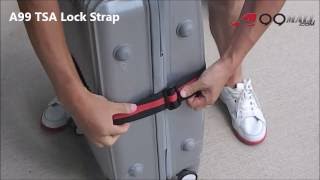 How to Properly use A99s TSA Lock Strap [upl. by Nerland]