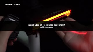 RockBros Taillight R1 Install Steps [upl. by Steffen]