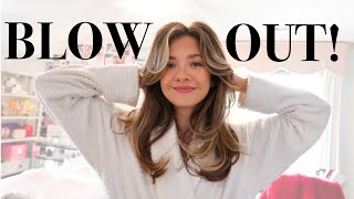 BOUNCY BLOWOUT TUTORIAL  what i ask for at the salon [upl. by Earezed]