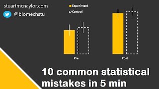 Ten Statistical Mistakes in 5 Min [upl. by Allerim715]