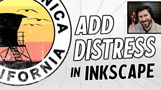 Inkscape Distress Tutorial How to Add Distressed Texture Effect [upl. by Ariahs]