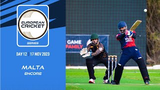 🔴 ECS Malta Encore 2023  Day 12  T10 Live Cricket  European Cricket [upl. by Hildick]