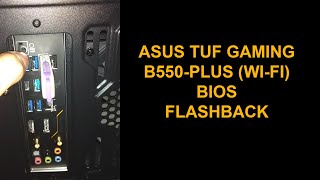 Asus Tuf Gaming B550Plus Wifi Bios FlashBack How to use USB BIOS FlashBack ASUS Motherboard [upl. by Diannne]