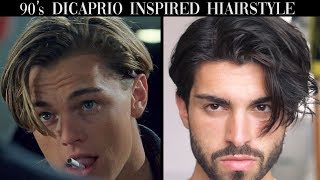 Mens Hair  Leonardo DiCaprio Inspired Hairstyle Tutorial [upl. by Orag]