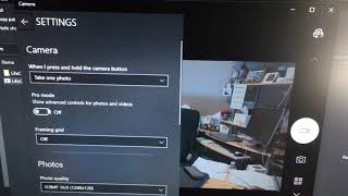 Lifecam Cinema webcam Adjust brightness and focus using camera app in windows 10 Settings Pro Mode [upl. by Alemak853]