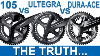 Shimano 105 VS Ultegra VS DuraAce THE TRUTH [upl. by Airet]