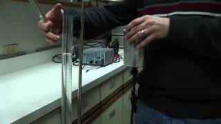 Resonance tube demonstration [upl. by Eiggam]