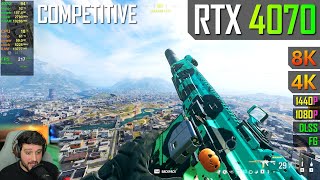 RTX 4070  Call of Duty Warzone 3  COMPETITIVE Settings [upl. by Chavaree11]