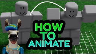 OUTDATED How to ANIMATE in Roblox Studio [upl. by Gabor49]