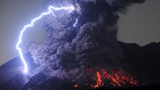 Volcanic Lightning  WTF Weather [upl. by Xxam113]