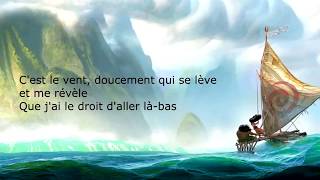 Le bleu lumière  Vaiana Karaoke [upl. by Raveaux756]