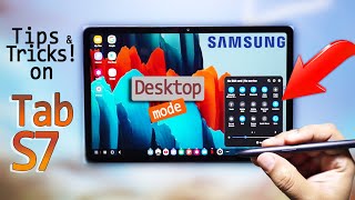 Galaxy TAB S7  S7 Tips amp Tricks Advanced Features 12 [upl. by Carolann]